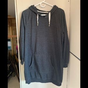 Jo & Co Hooded Sweatshirt Dress